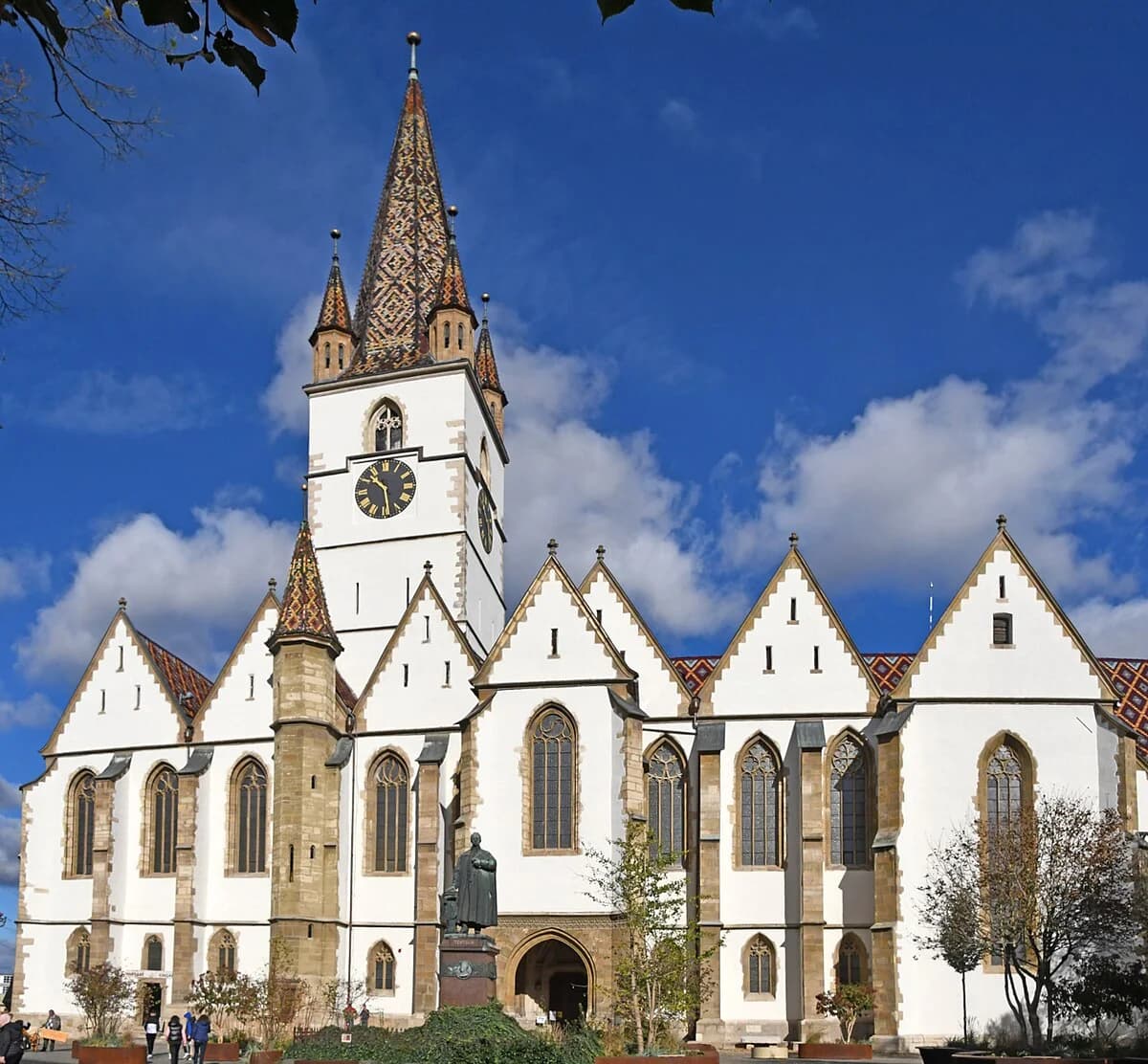 Saint Mary Lutheran Church - Gothic cathedral with ornate spire